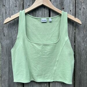 Lime green Sundeh Aritzia crop top